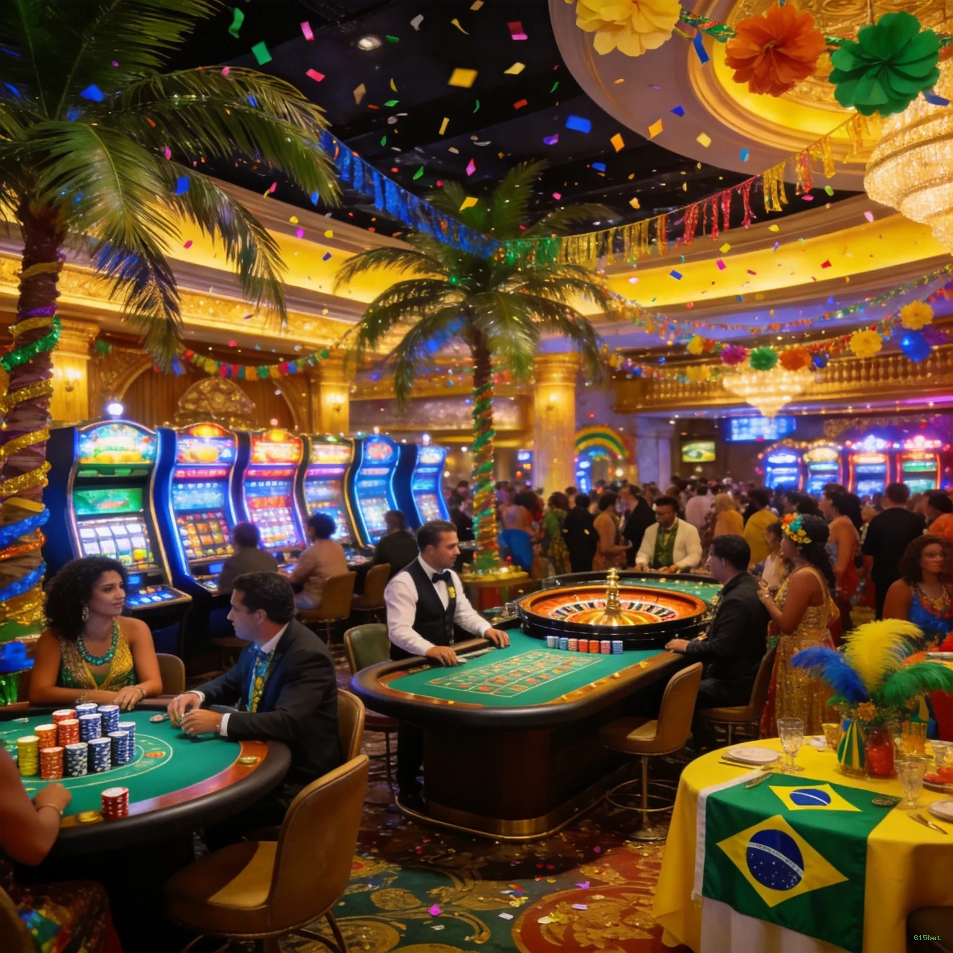 Controles de paJogonto e BRL em 615bet